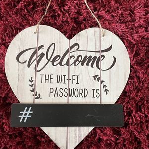 Heart Sign for WI FI PASSWORD